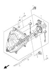lampe frontale (gsx650fu e21)
