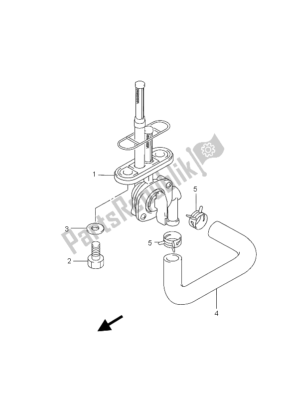 Todas as partes de Torneira De Combustível do Suzuki GZ 125 Marauder 2004