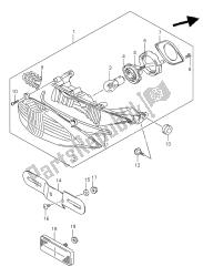 luce posteriore (gsf650-u-s-su)