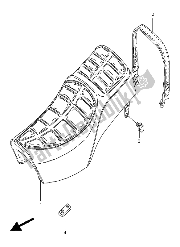 Toutes les pièces pour le Siège du Suzuki GN 250E 1996