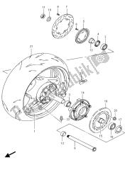 REAR WHEEL (GSX1300RAUF E19)