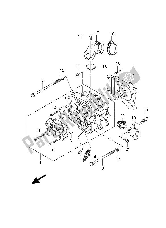 Tutte le parti per il Testata del Suzuki UH 125 Burgman 2006