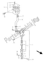 tylny cylinder główny (gsf1200sa)