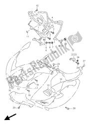 parti di installazione del corpo del cofano