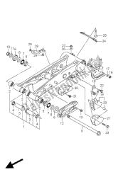 bras oscillant arrière (lt-r450)