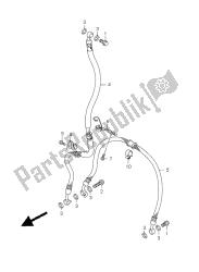 mangueira do freio dianteiro (gsx650f-fu)