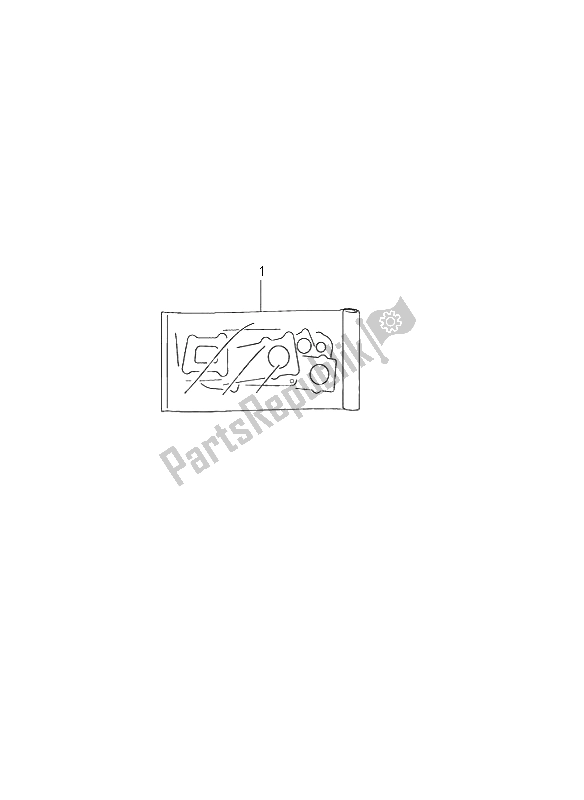 All parts for the Gasket Set of the Suzuki GSX 1400 2003