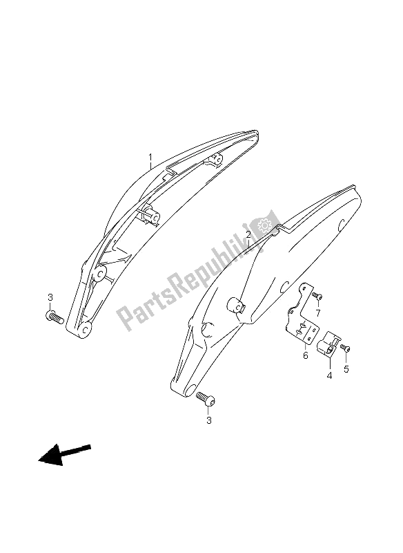 Todas las partes para Empuñadura Del Bastidor de Suzuki VZR 1800R M 1800 Intruder 2006