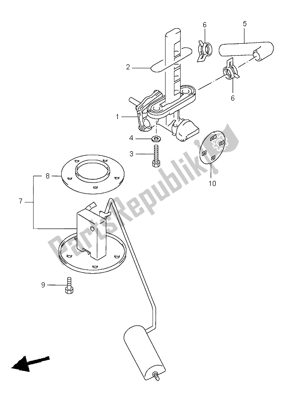 Tutte le parti per il Rubinetto Del Carburante del Suzuki GSX 600F 1998