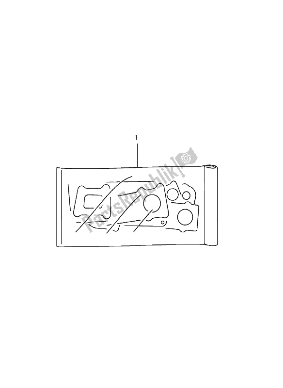All parts for the Gasket Set of the Suzuki RM 85 SW LW 2005