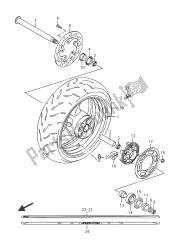 REAR WHEEL (GSX-R1000UF)