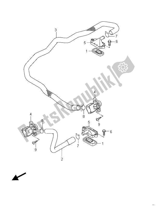 Wszystkie części do 2. Powietrze Suzuki VZR 1800 NZR M Intruder 2011