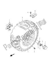 roue arrière gauche (lt-a500xpz)