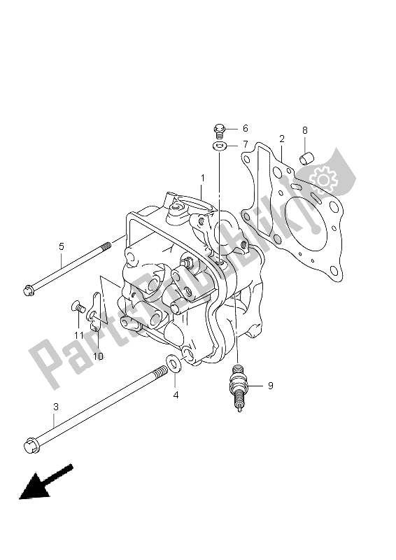 Todas las partes para Cabeza De Cilindro de Suzuki UX 125 Sixteen 2011