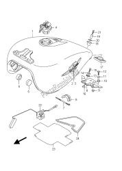 réservoir de carburant (vz800 e24)