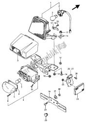 luz de combinación trasera