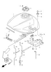 réservoir de carburant (gsf1250sa e24)