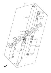 ammortizzatore forcella anteriore (uh200)