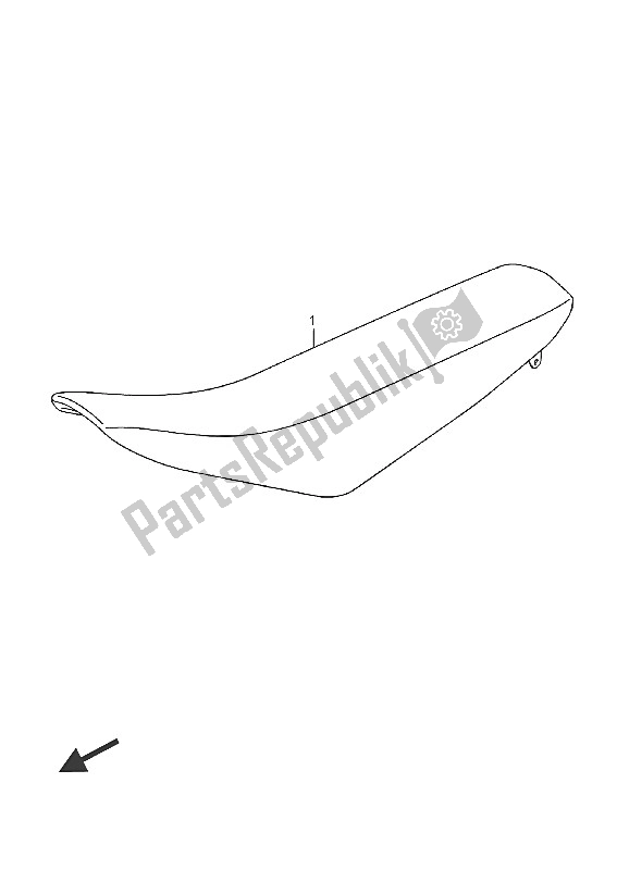 All parts for the Seat of the Suzuki RM Z 250 2016