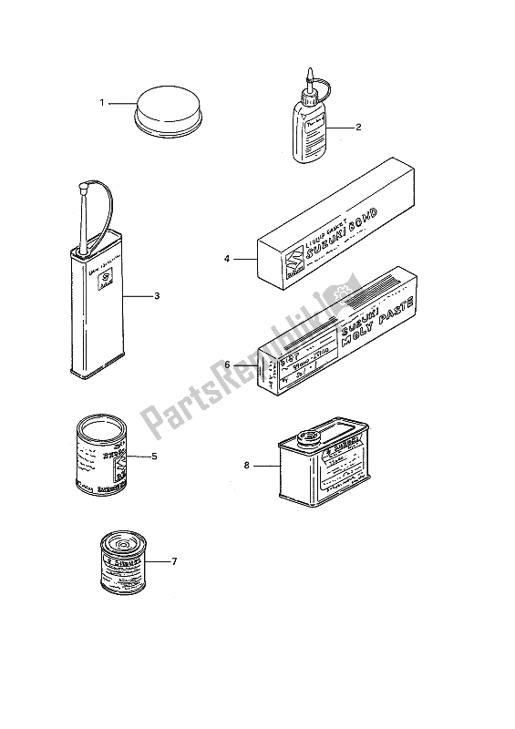 Tutte le parti per il Opzionale del Suzuki GSF 400 Bandit 1992