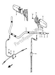 guidon et câble de commande (gv1400gd-gt)