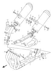 MUFFLER (GSX1300RAUF E19)