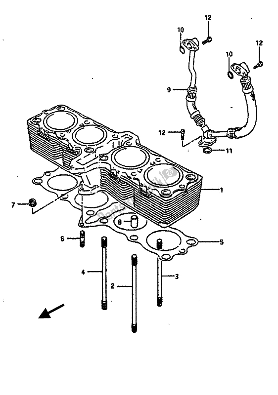 Wszystkie części do Cylinder Suzuki GSX R 750 1990