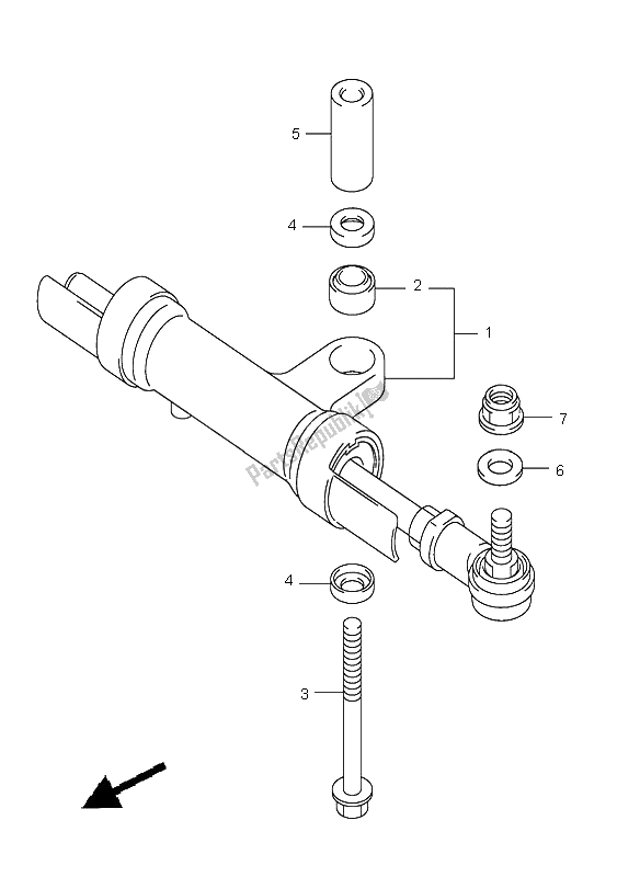 Tutte le parti per il Ammortizzatore Di Sterzo del Suzuki SV 1000 NS 2003