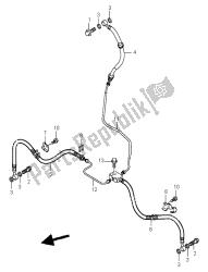 flexible de frein avant