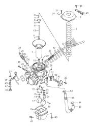 carburateur (achter)