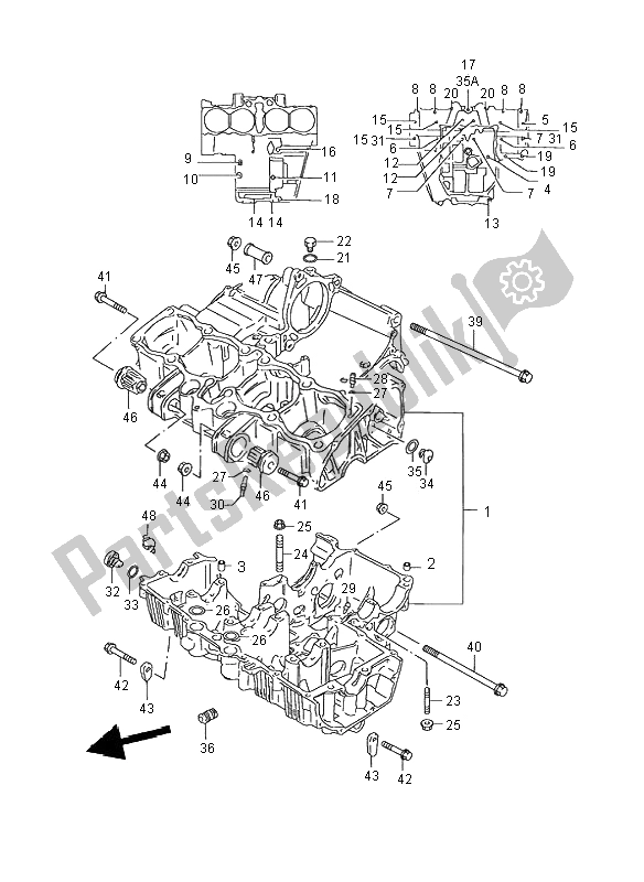 Wszystkie części do Korbowód Suzuki GSX 600F 2002