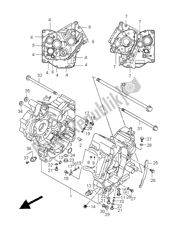 Toutes les pièces pour le Carter du Suzuki SV 650 Nsnasa 2007