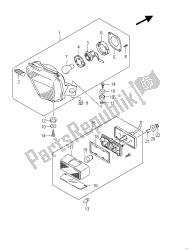 luz de combinación trasera