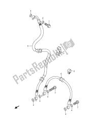 manguera del freno delantero (gsr750)