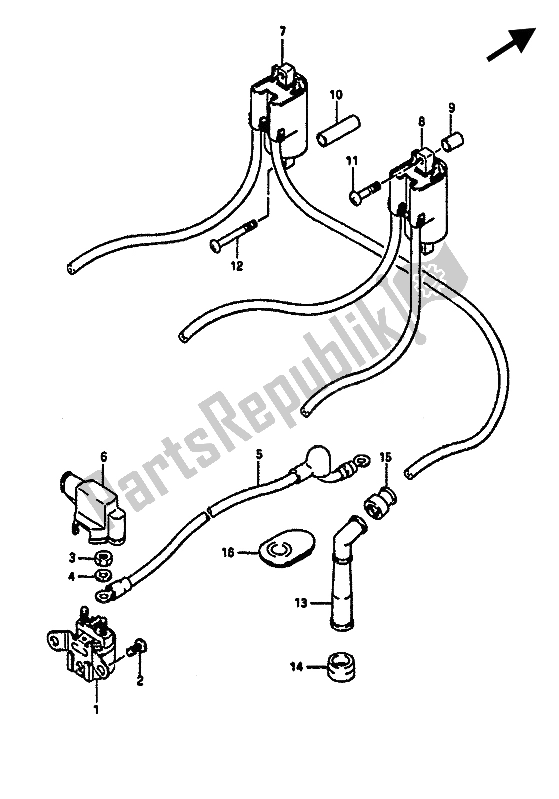 Todas las partes para Eléctrico de Suzuki GSX R 1100 1987