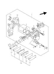 REAR CALIPER (GSR600A-UA)