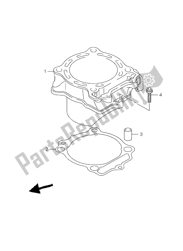 Toutes les pièces pour le Cylindre du Suzuki RM Z 250 2009