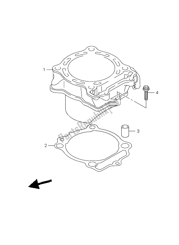 Toutes les pièces pour le Cylindre du Suzuki RM Z 250 2007