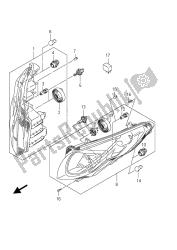 lampada frontale combinazione (an400za e51)