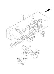 luz de combinación trasera