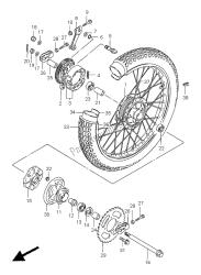 roue arrière (gn250)