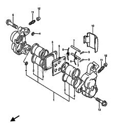 compasso de calibre frontal