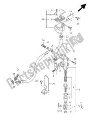 maître-cylindre arrière (sv650-u-s-su)