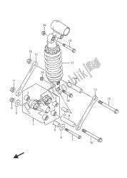 palanca de amortiguación trasera (gsx1300ra e02)