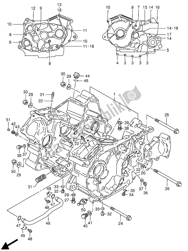 Wszystkie części do Korbowód Suzuki VS 800 GL Intruder 1993