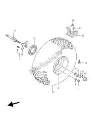 roue arrière gauche