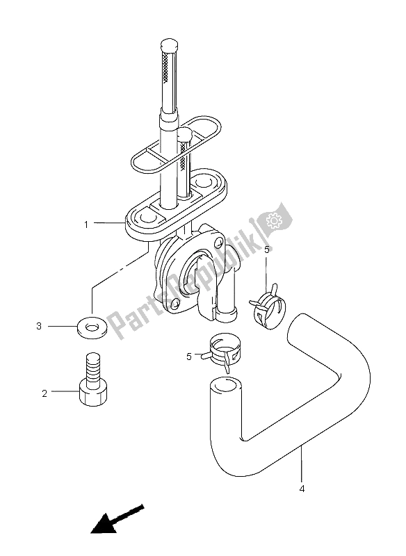 Toutes les pièces pour le Robinet De Carburant du Suzuki GZ 125 Marauder 2003