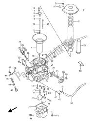 carburateur (achter)