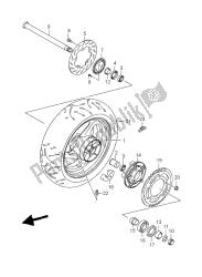 REAR WHEEL (GSR600A-UA)