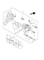 REAR CALIPER (DL650 E24)